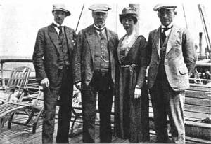 De Geer and members of the 1920 North American Expedition